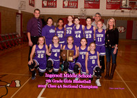 IMS 7th Grade Girls Basketba Sectional vs Morton 12/4/19