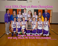 IMS 7th Grade Girls Basketball State Champs vs Summitt Hill 12/12/13